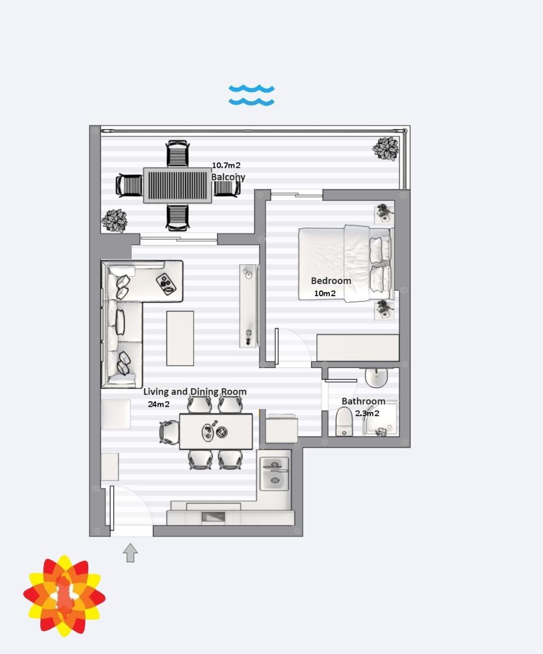 Sail Sea View Apartments Sarande Ngoại thất bức ảnh