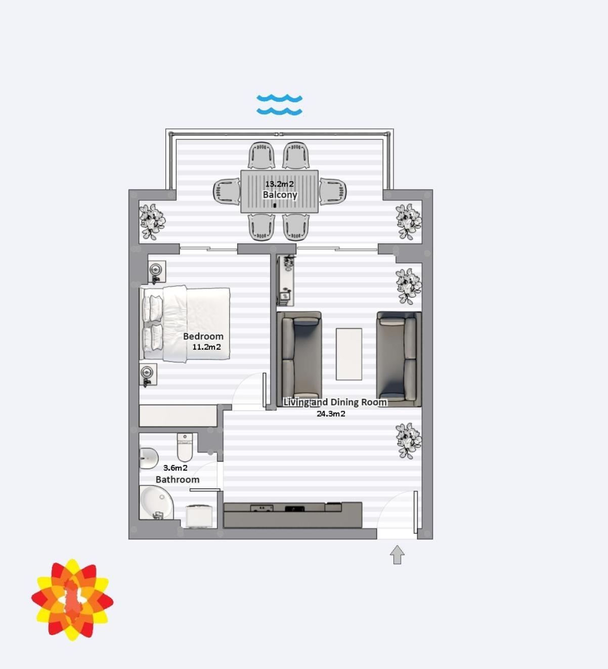 Sail Sea View Apartments Sarande Ngoại thất bức ảnh